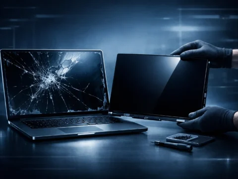 Wymiana matrycy laptopa Lublin – co zrobić po uszkodzeniu ekranu