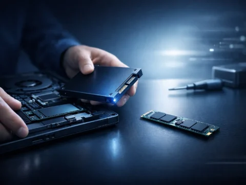 Wymiana dysku SSD Lublin – jak przyspieszyć komputer w prosty sposób